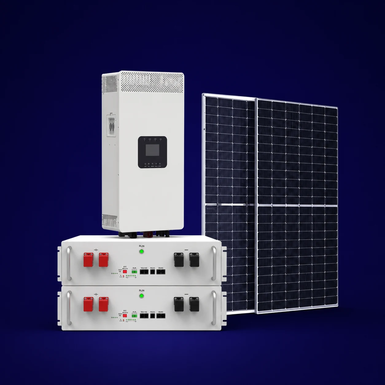 Kit Solar Intermedio Aislado con dos baterías de litio EPEVER