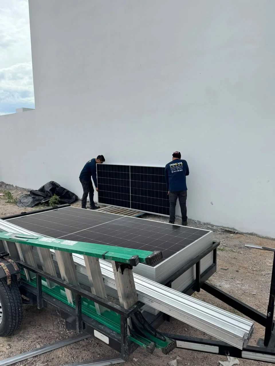 Proceso de instalación del almacenamiento de litio Polarium