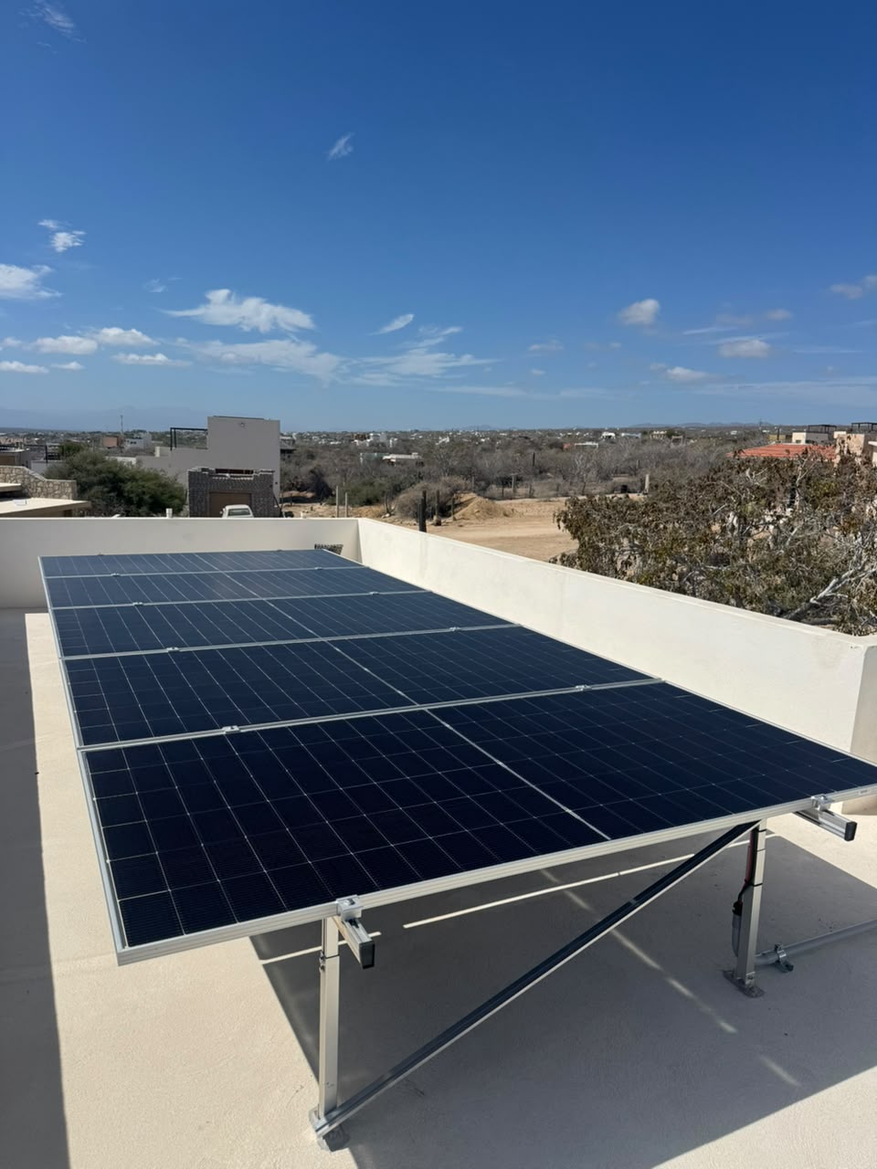 Módulos TW Solar instalados en El Sargento