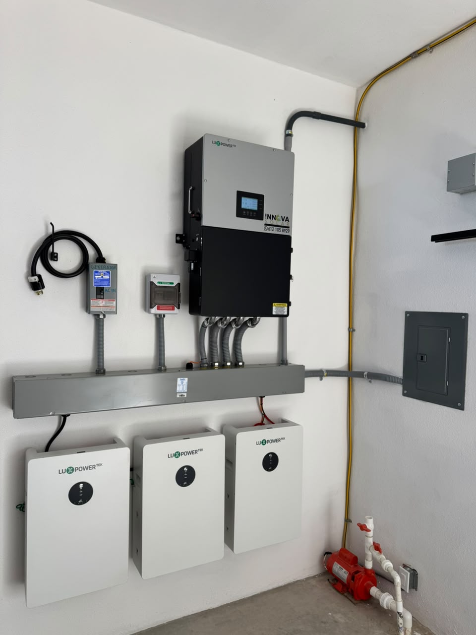 Cuarto de equipos del sistema fuera de red